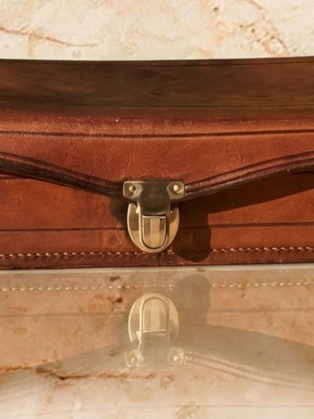 Vintage Hamley Kit Leather Travel Box - Picture 4 of 16